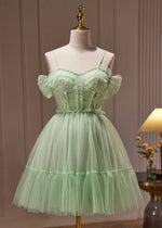 Cyra | Shine at Homecoming in a Flattering Sage Green Corset Dress - Sage - PromDressClub