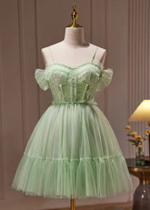 Cyra | Shine at Homecoming in a Flattering Sage Green Corset Dress - Sage - PromDressClub