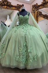 Gertrude | Gorgeous Light Green Quinceanera Dresses: Unveil Timeless Elegance for Your Special Day - Light Green - PromDressClub