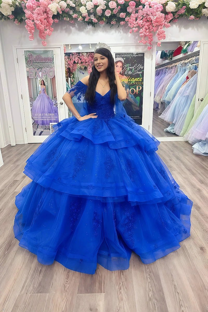 Leah | Discover the Ultimate Royal Blue Quince Dress: Timeless Elegance for Your Dream Celebration - Royal Blue - PromDressClub