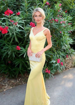 Maria | Mermaid Yellow Maxi Formal Dress Near Me - Price #price_variant_lowest# - Yellow - PromDressClub