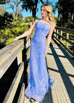 Octavia | Stunning Lilac Sequin Backless Mermaid Prom Dress - Lilac - PromDressClub