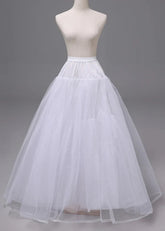 Timeless Black and White Petticoats Elevate Prom Dress Silhouettes - White - PromDressClub