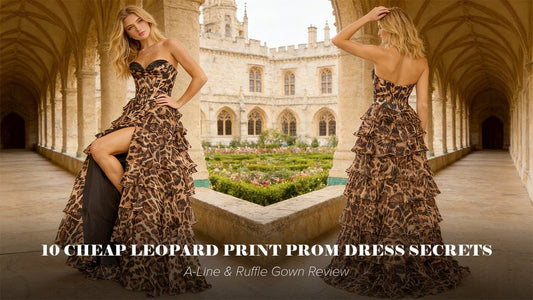 10 Cheap Leopard Print Prom Dress Secrets: A-Line & Ruffle Gown Review - PromDressClub