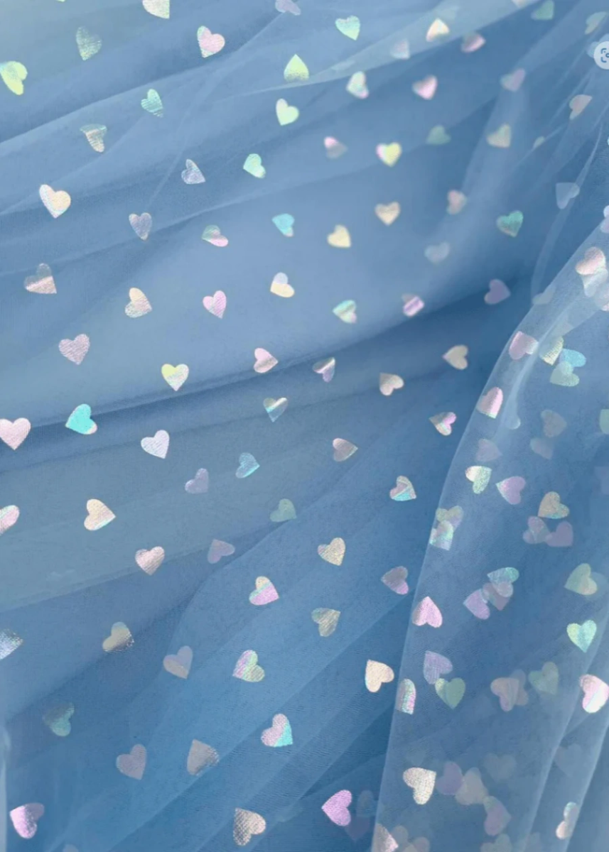 Andraste | Capture Homecoming Magic in Blush Tulle Corset Dress - Dusty Blue - PromDressClub