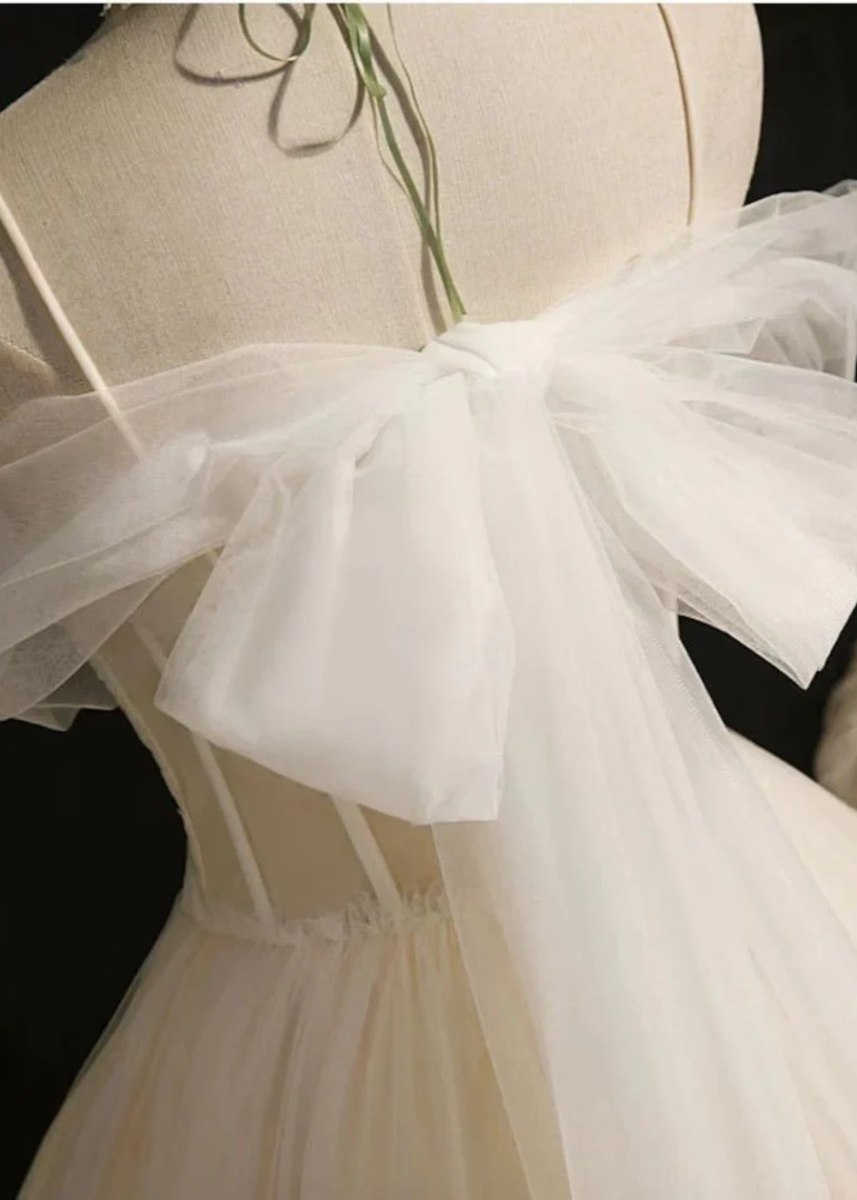 Azurael | Sparkle in Light Purple Homecoming Dress with Bow - White - PromDressClub