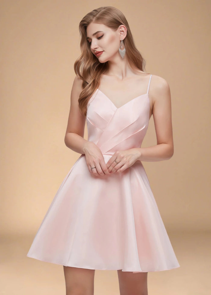 Belphoebe | Discover the Perfect Pink Homecoming Dress for Your Memorable Night - Light Pink - PromDressClub