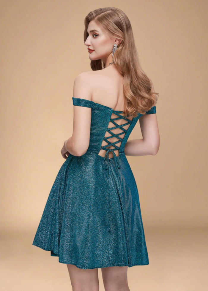 Berylda | Discover the Perfect Teal Homecoming Dress for Your Big Night - Teal - PromDressClub