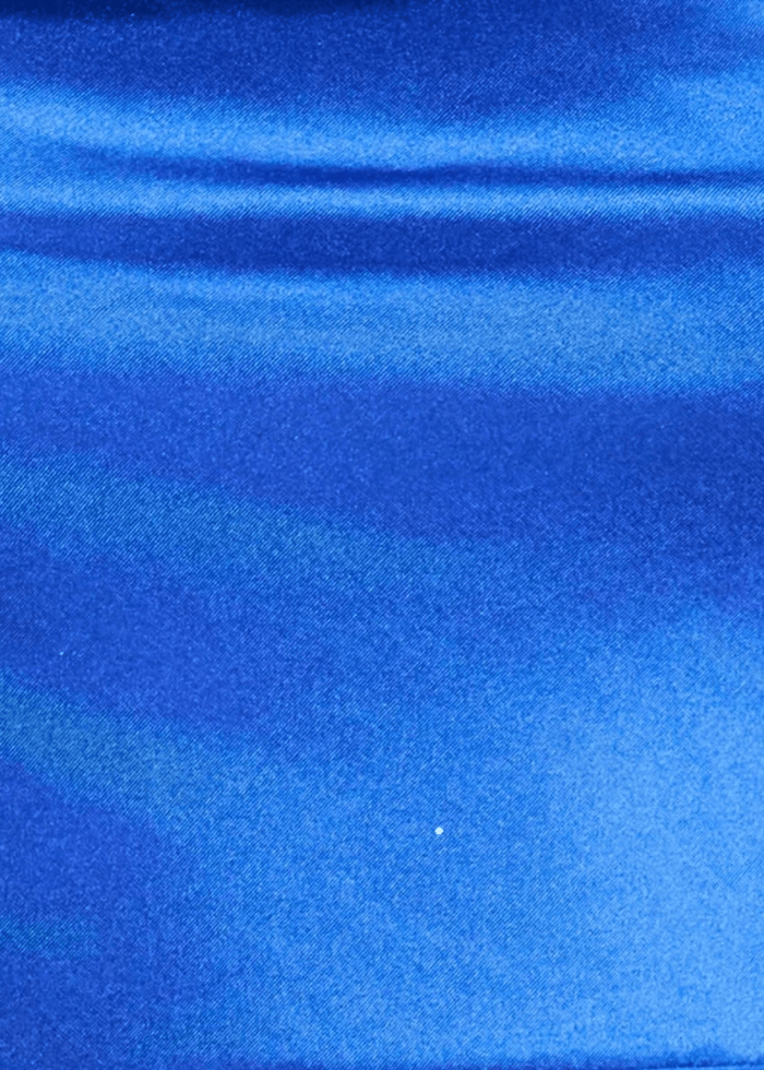 Blair | Sexy Bodycon Satin Cowl Neck Backless Short Homecoming Dress - Stylish & Affordable Options - Royal Blue - PromDressClub