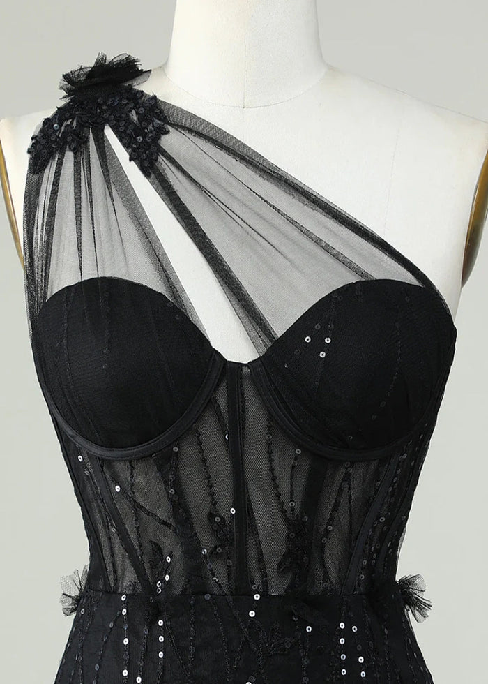 Calypso | Discover the Ultimate Royal Blue Homecoming Dress for an Unforgettable Night - Black - PromDressClub