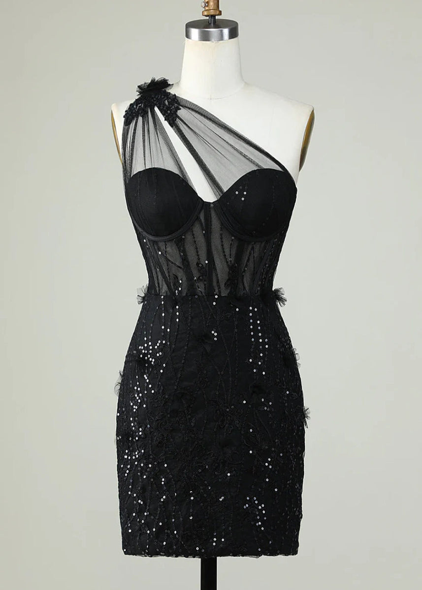 Calypso | Discover the Ultimate Royal Blue Homecoming Dress for an Unforgettable Night - Black - PromDressClub