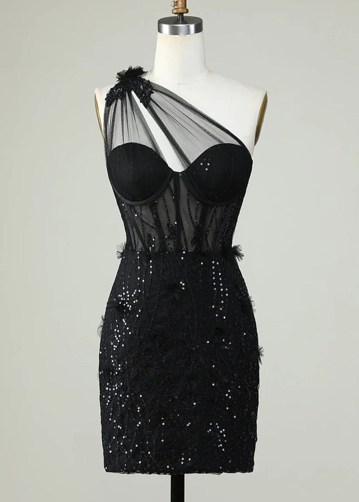 Calypso | Discover the Ultimate Royal Blue Homecoming Dress for an Unforgettable Night - Black - PromDressClub