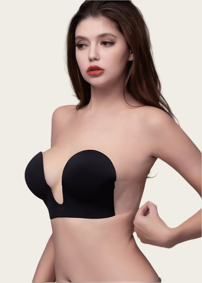 Elegant Nipple Covers for Backless Bridal and Strapless Party Outfits - Black - PromDressClub