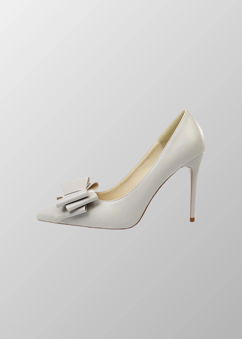 Elevate Your Style with Pointy Toe Light Blue and Pink High Heels with Bow – Chic Pump Heels for Every Occasion - Silver - PromDressClub