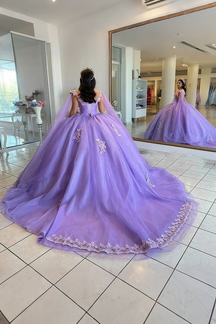 Gia | Stunning Enchanting Purple Quinceanera Dresses for Unforgettable Moments - Purple - PromDressClub