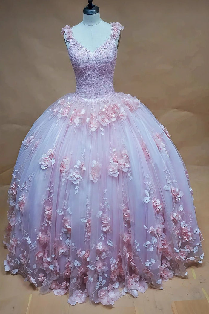 Hazel | Stunning Light Pink Quinceanera Dresses for Unforgettable Moments - Light Pink - PromDressClub