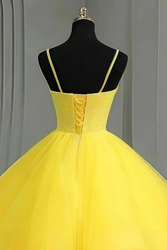 Irene | Beautiful Yellow Quinceanera Dresses for Memorable Occasions - Yellow - PromDressClub