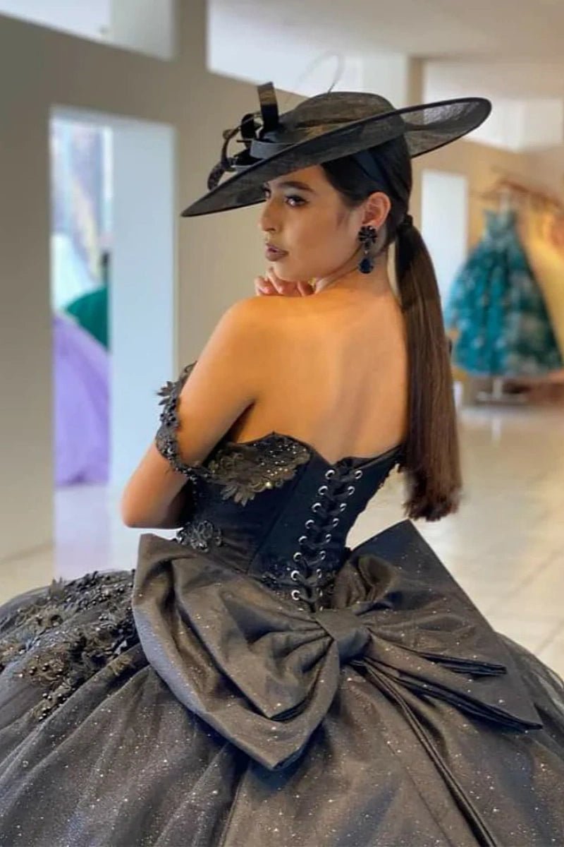 Jade | Gorgeous Black Quinceanera Dresses for Memorable Events - Black - PromDressClub