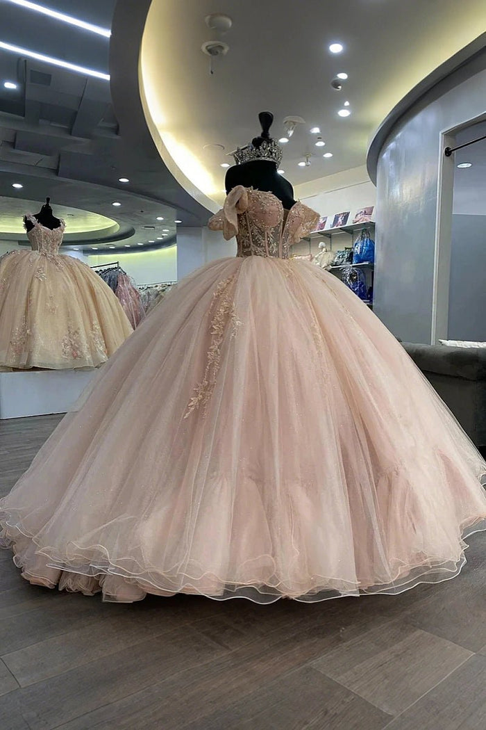 Juliana | Discover the Ultimate Pink Quince Dress for Your Dream Celebration - Light Pink - PromDressClub