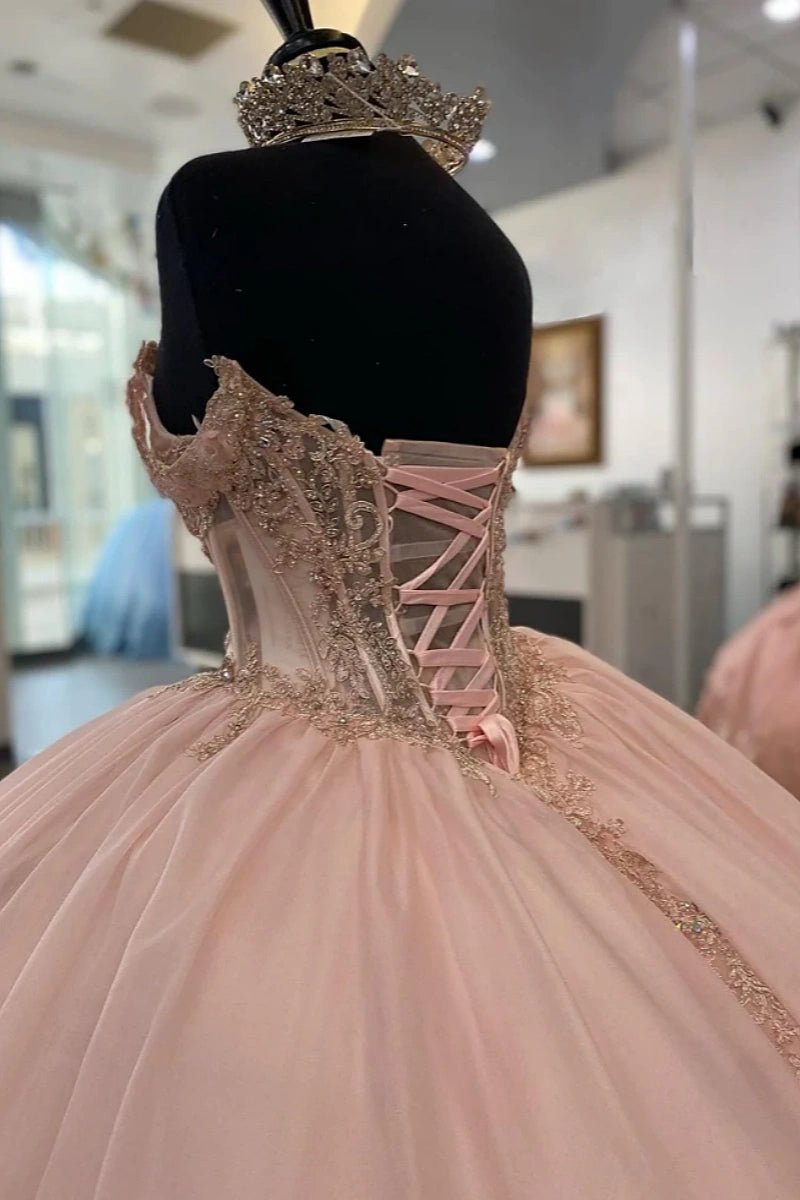 Juliet | Discover the Ultimate Pink Quince Dress for Your Dream Celebration - Light Pink - PromDressClub