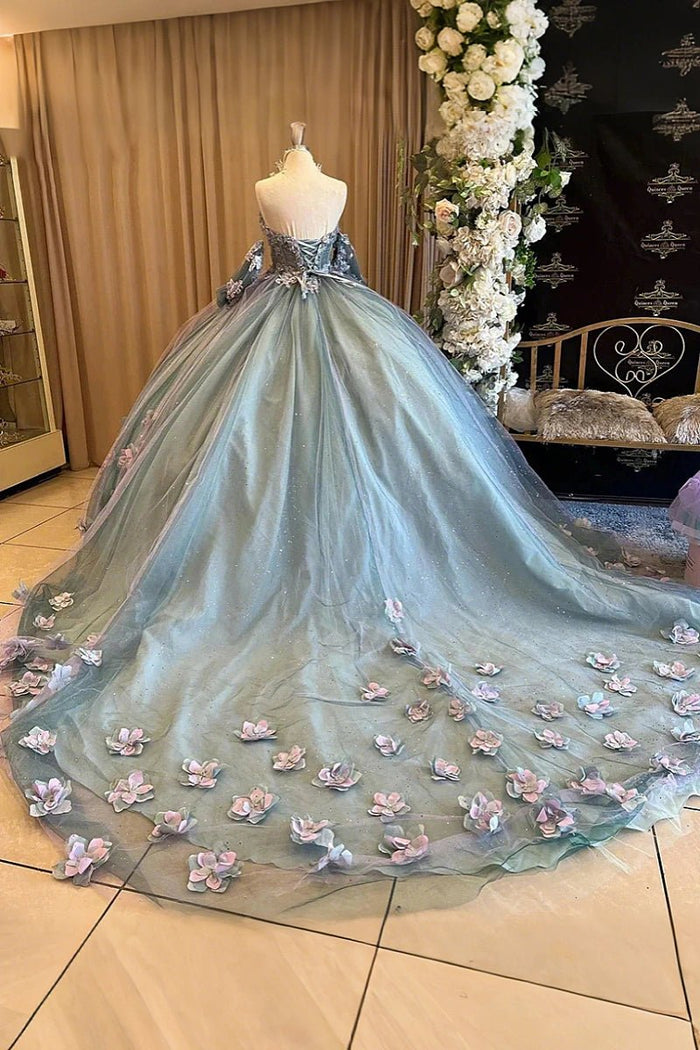 Kayla | Discover Stunning Mint Green Quince Dresses for Sweet 16 & Quinceañeras - Mint Green - PromDressClub