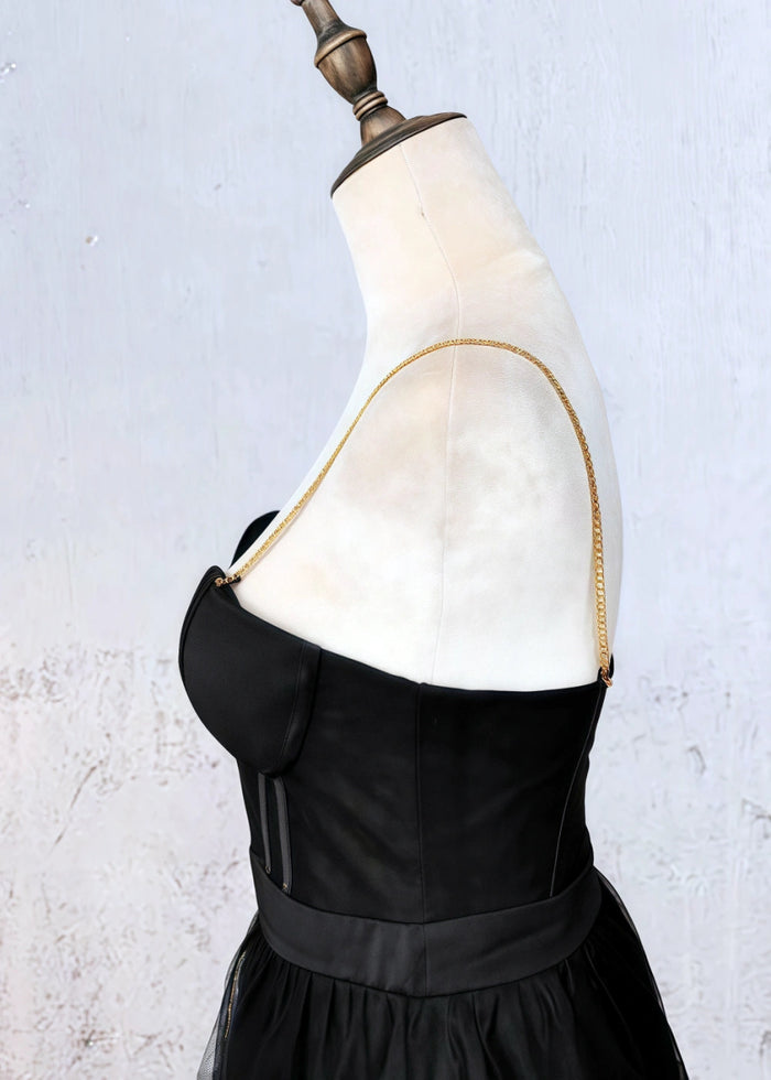 Layla | Timeless Black Wedding Dresses Bold Elegance for Modern Brides - Black - PromDressClub