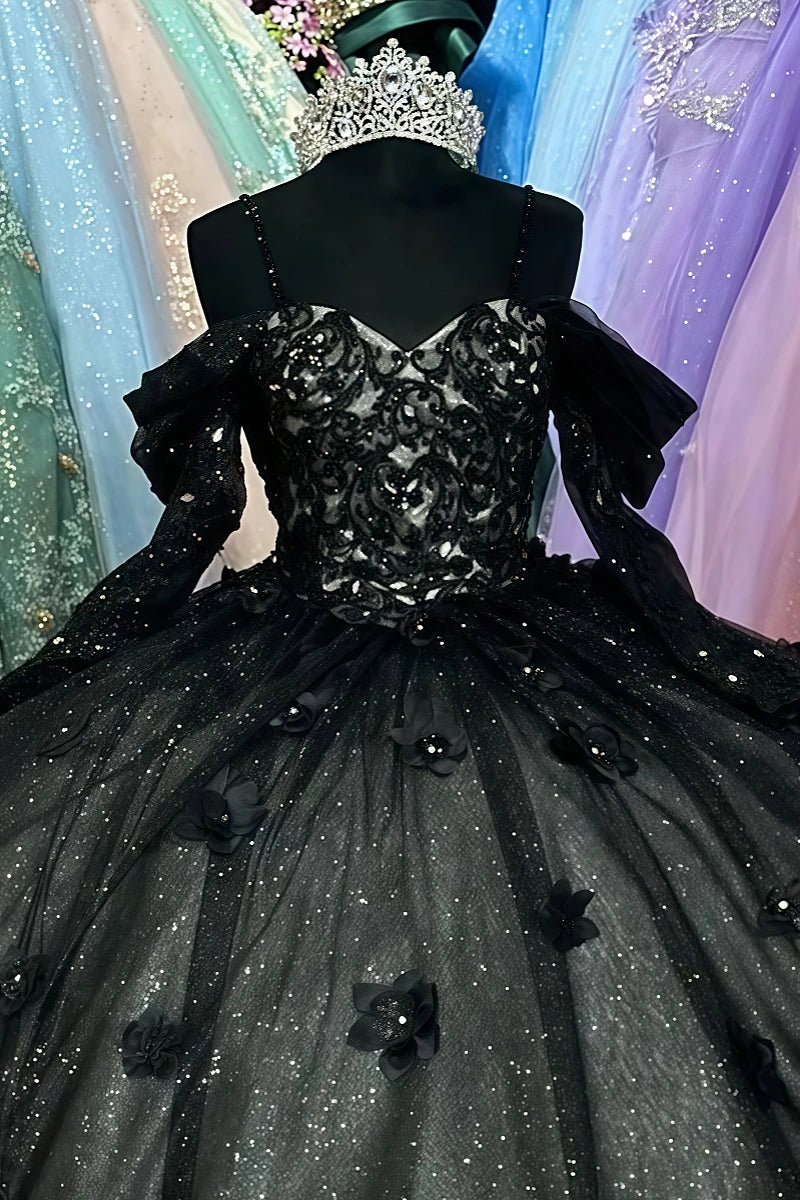 Livia | Own Your Spotlight in Timeless Black Quince Dresses - Black - PromDressClub