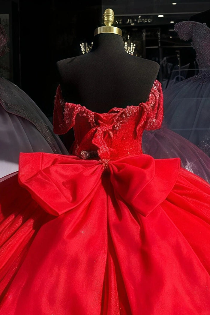 Lorelei | Discover Your Red Quince Dresses | Sparkle at Every Milestone - Red - PromDressClub