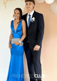 Maxine | Mermaid Royal Blue Maxi Prom Dress Stores Near Me - Royal Blue - PROMDRESS Club