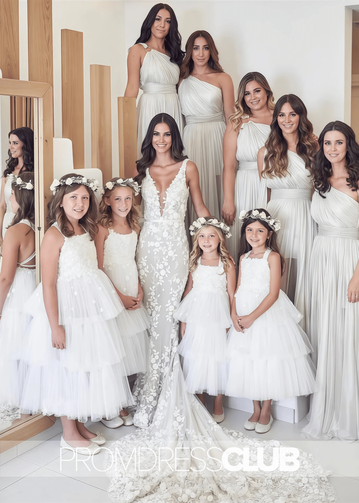 Michaelia |White Long Beach Wedding Dresses Near Me With Straps Mermaid Lace Appliqued Bridal Gowns - Price #price_variant_lowest# - White - PromDressClub