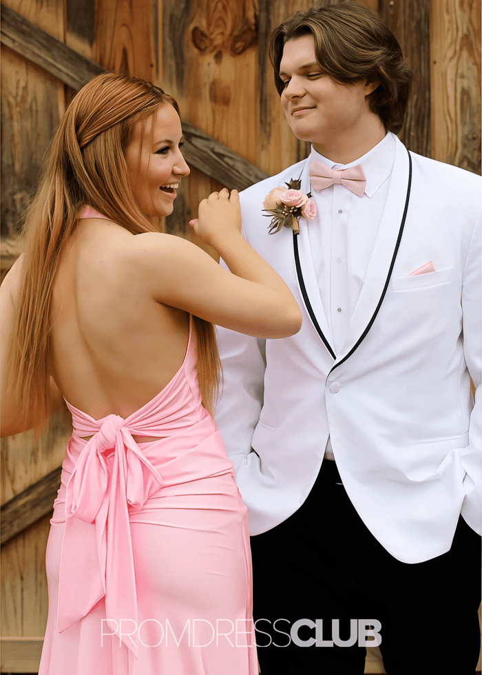 Mignon | Mermaid Plus Size Light Pink Satin Long Prom Dress Stores Near Me - Price #price_variant_lowest# - Light Pink - PromDressClub