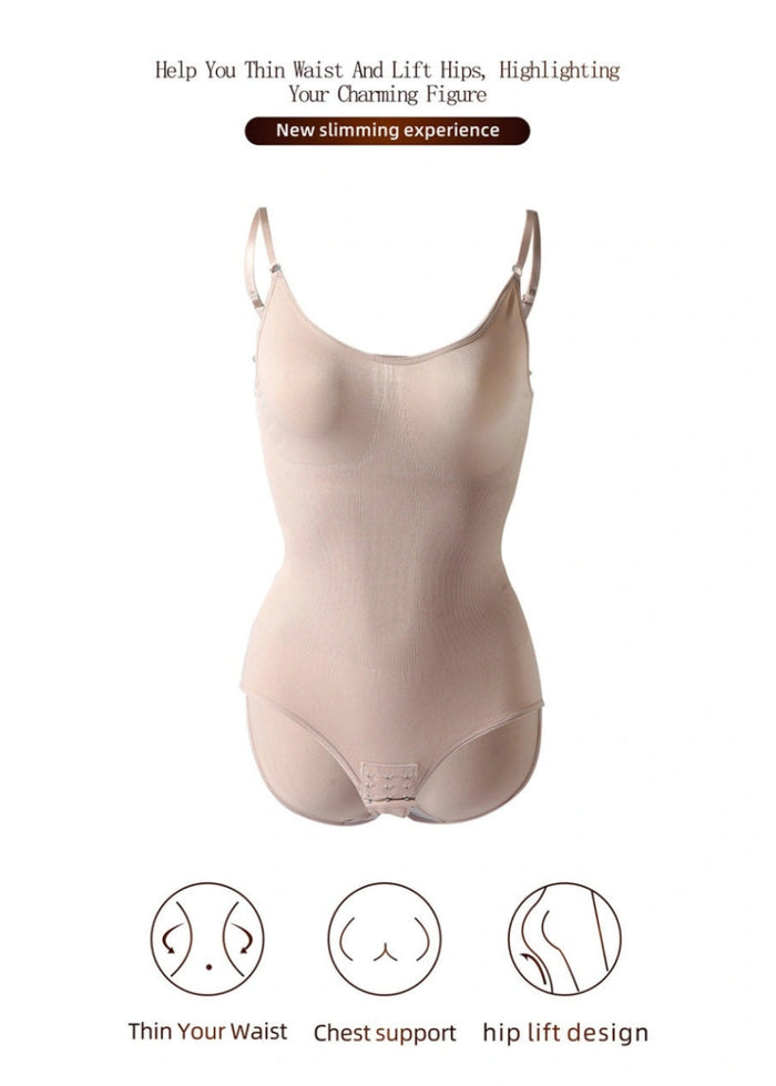 Ultimate Best Shapewear for Back Fat Smoothing and Booty Lifting in Black and Neutral - Nude - PromDressClub