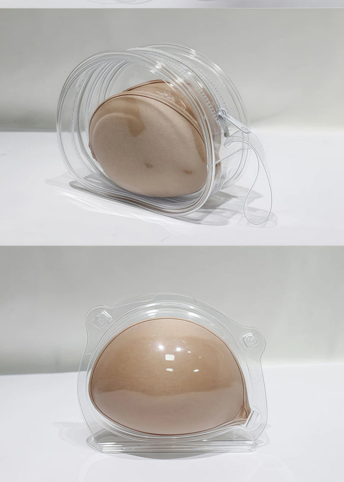 Ultra - Comfortable Silicone Bras Black and Nude Essentials for Effortless Style - Nude - PromDressClub