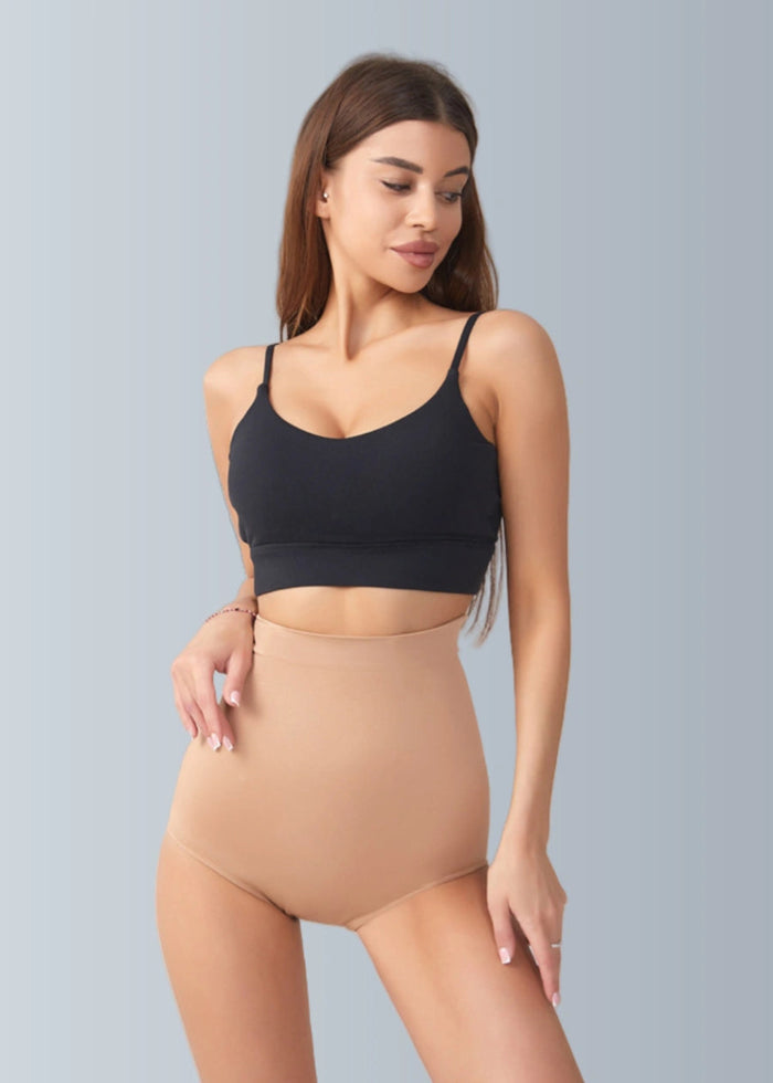 Versatile Shapewear Underwear for Built In Dresses Plus Size Bodysuits - Nude - PromDressClub